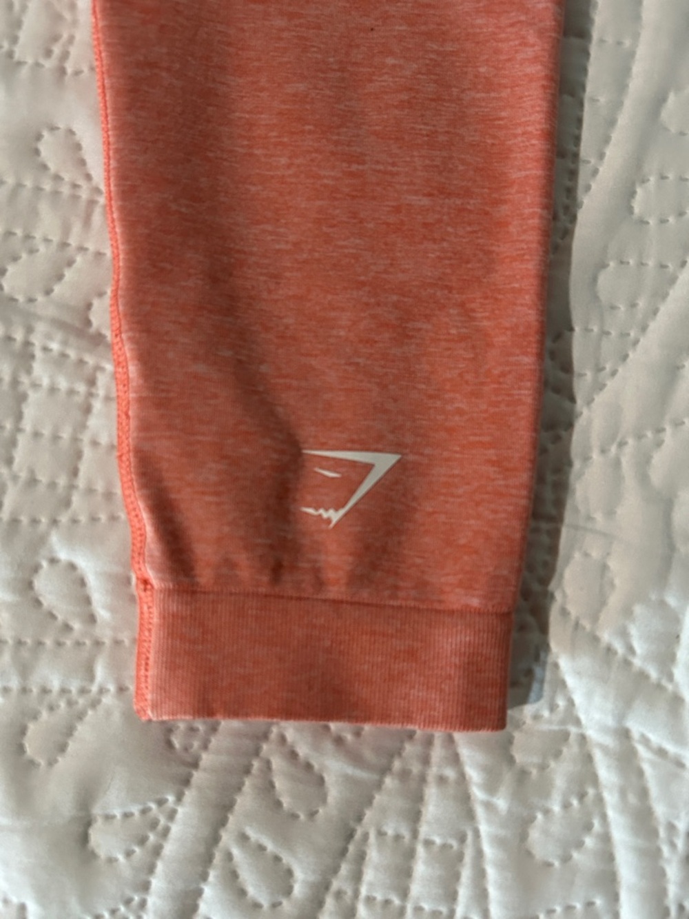 Gymshark Coral-Orange Seamless Leggings Sz: Small - Picture 5 of 8